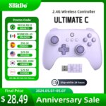 Controle 8BitDo Ultimate C Sem fio