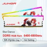 JUHOR DDR5 RAM RGB 16GB  6800MHz