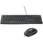 Combo Teclado e Mouse com fio USB Logitech MK120