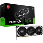 Placa de Vídeo MSI GeForce RTX 4060 Ti VENTUS 3X 8G OC