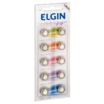 Bateria Alcalina Elgin LR44 10 unidades