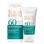 L’Oréal Paris Protetor Solar Facial Antioleosidade FPS60 Solar Expertise Efeito Matte