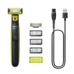 Aparador e raspador para rosto e corpo Philips OneBlade com 4 pentes