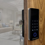 Fechadura Digital Biométrica Primebras Madeira Eletrônica 4 Pilhas AA