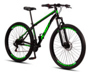 Bicicleta Aro 29 KSVJ Freios Disco Suspensão 21v