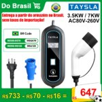 Carregador de Carro Elétrico TAYSLA 3.5kW / 7kW