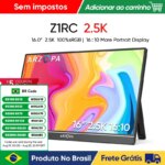 Monitor Portátil ARZOPA 16 polegadas 2K