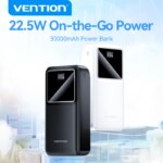 Power Bank Vention 22.5W 30000mah
