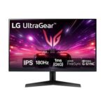 Monitor Gamer LG UltraGear 24″ Full HD, IPS, 180Hz, 1ms, DisplayPort e HDMI, NVIDIA G-SYNC , AMD FreeSync?, HDR10, sRGB 99%