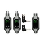 Conversor de Microfone Sem Fio Transmissor e Receptor XLR Sistema Sem Fio para Microfone Dinâmico para Microfone com Fio