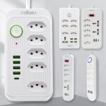 Extensão Elétrica Coibeu 6 Tomadas + 4 USB-Aliexpress