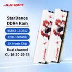 JUHOR StarDance DDR4 RAM 8GBx2 3200Mhz