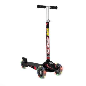 Patinete Skatenet Max Black - Led Bandeirante Preto-Amazon