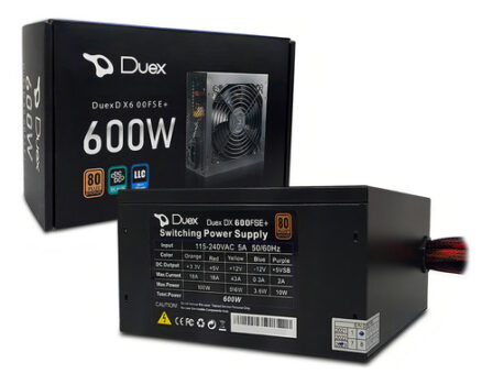 Fonte Duex Dx-600fse+ 600w 80 Plus Bronze-Mercado Livre