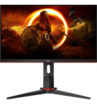 Monitor Gamer AOC 23,8″, 165Hz, 1ms, Painel VA, Mod. 24G2S/BK