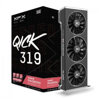 Placa de Vídeo XFX AMD Radeon RX 6750 XT Speedster QICK 319-Terabyte