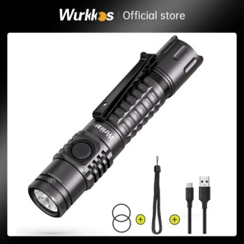 Lanterna Tática Recarregável Wurkkos FC12 2000LM-Aliexpress