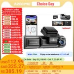 AZDOME M550 Pro Câmera DVR para Carro 4K 5.8Ghz WiFi 2/3 Câmeras Dianteira/Cabine/Traseira Cam GPS Visão Noturna Monitor de Estacionamento-Aliexpress