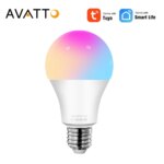 Avatto Lâmpada Inteligente Tuya WiFi LED RGB E27 Regulável-Aliexpress
