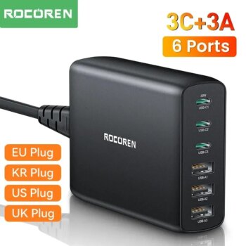 Carregador Rápido Rocoren 100W-Aliexpress