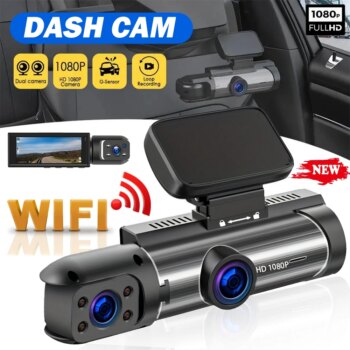 Câmera DVR para Carro 1080P com Wi-Fi-Aliexpress