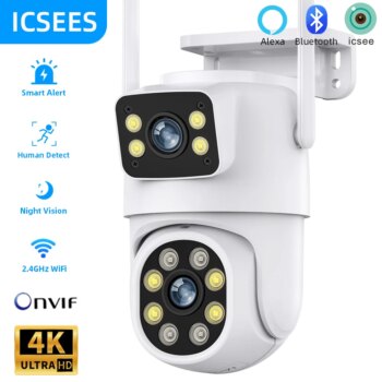 Câmera de Vigilância ICSEES 8MP-Aliexpress