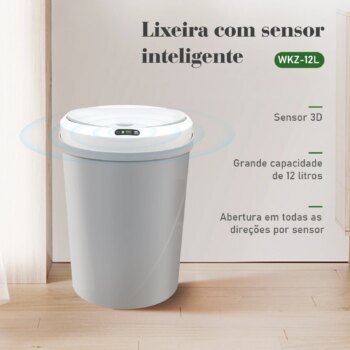 Lixeira Inteligente com Sensor-Aliexpress