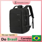 Mochila Masculina de Viagem USB Expansível Romantic Crown-Aliexpress