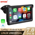 Central Multimídia Automotiva com CarPlay e Android Auto Wireless-Aliexpress