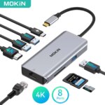 Adaptador Mokin 8 em 1 USB C Hub-Aliexpress