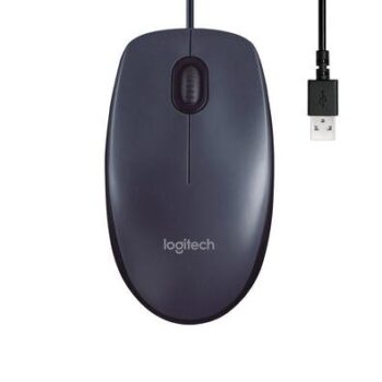 Mouse com Fio USB Logitech M90-Kabum
