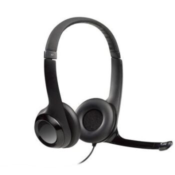 Headset com Fio USB Logitech H390 –-Kabum