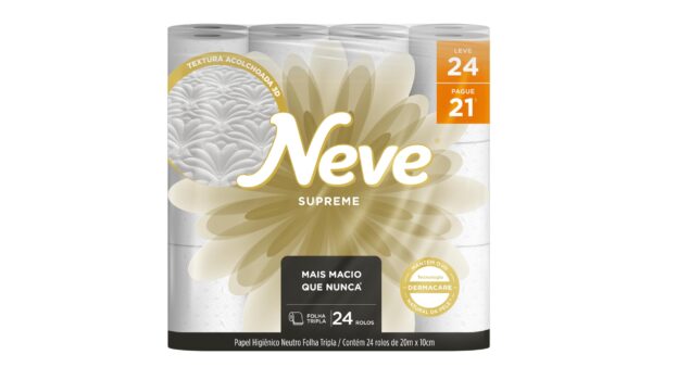 Neve Papel Higiênico Supreme Folha Tripla-Amazon