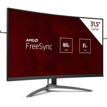 Monitor Gamer AOC Agon 32" Curvo 165Hz 1ms FreeSync-Amazon