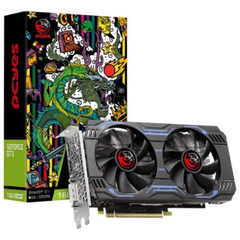 Placa de Vídeo NVIDIA GeForce GTX 1660 Super GDDR6 6GB 192bits Dual-Fan Graffiti Series - PCYes-Amazon