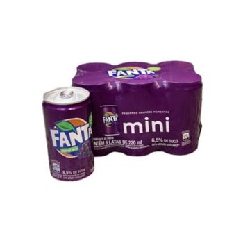 Pack de FANTA Uva Mini 220ml 6 unidades-Amazon