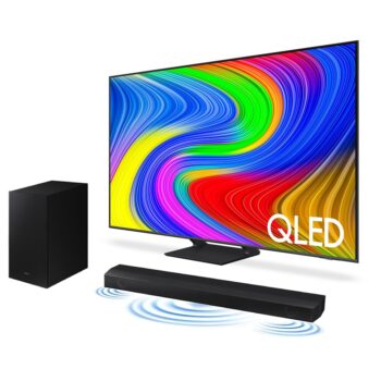 Samsung Combo Smart TV 55" QLED 4K 55Q65D 2024 + Soundbar HW-B550/ZD-Amazon