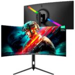 Monitor Gamer Ultrawide Curvo SafeGamer 30'' WFHD 200Hz 1MS HDMI DP VA Adaptive-sync Preto-Amazon