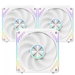 Kit Fan SuperFrame Cyclone V2 ARGB 3 Unidades 120mm-Terabyte