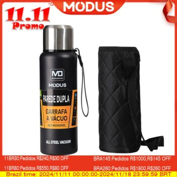 Garrafa Térmica Modus Aço Inoxidável + Bag 1000ML-Aliexpress
