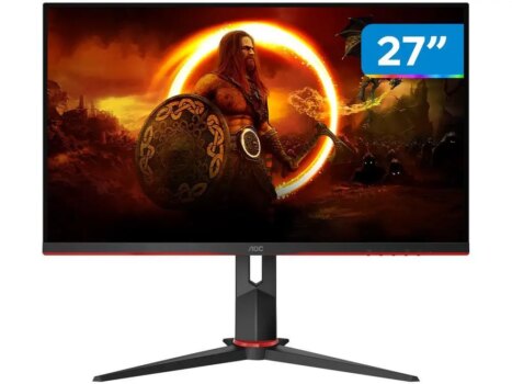 Monitor Gamer AOC 27" Full HD 165Hz 1ms HDMI 27G2S/BK com Ajuste de Altura-Aliexpress