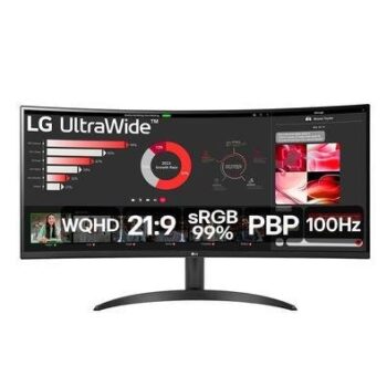 Monitor LG Ultrawide Curvo 34" Wqhd