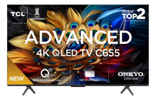TCL 55C655 4K QLED 110V/220V-Mercado Livre