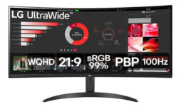 Monitor LG Ultrawide Curvo 100Hz 34" WQHD-Mercado Livre