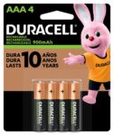 Duracell AAA Recarregável 900mAh-Amazon