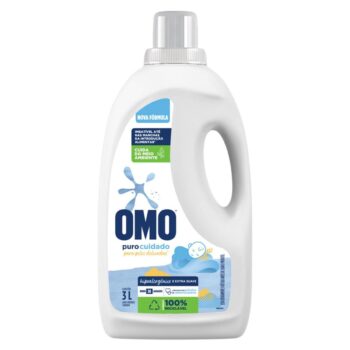 Omo Sabão Líquido Puro Cuidado 3L-Amazon