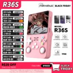 Console Retrô Portátil 64GB R36S-Aliexpress