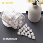 100 Peças Switch Leobog Ice Crystal 5 Pin 49g Linear-Aliexpress