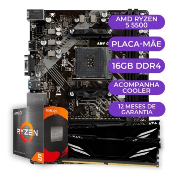 AMD Ryzen 5 5500 B450M 16GB DDR4-Shopee