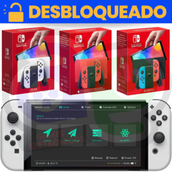 Nintendo Switch OLED Desbloqueado-Shopee